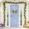 16" Easter Bunny & Mixed Floral Wall Hanging Décor
